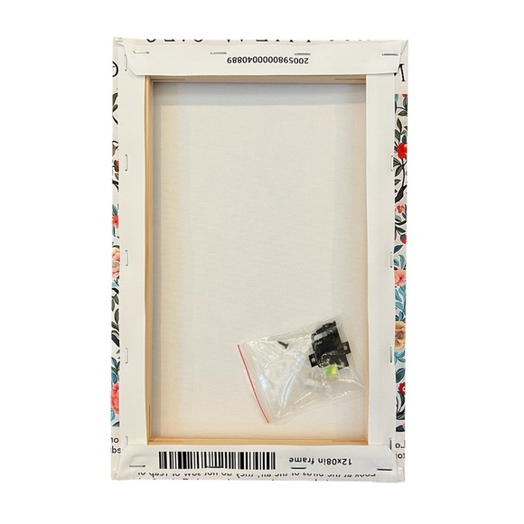 Bible Verse Floral and Bird Wall Art, 8x12, Canvas on Wood Frame, Ready to Hang - Picture 5 of 7